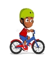 African American Boy Child Riding Bike Stock Illustrations – 17 African  American Boy Child Riding Bike Stock Illustrations, Vectors & Clipart -  Dreamstime